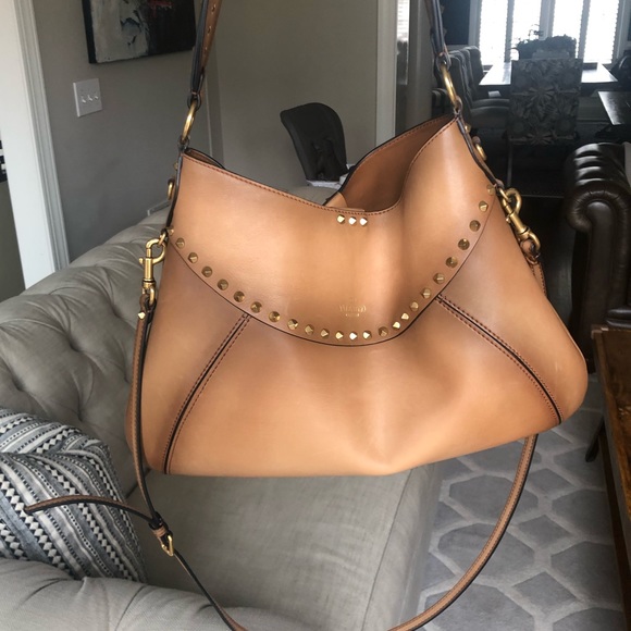 Valentino Twinkle Studded Leather Hobo - Picture 2 of 7